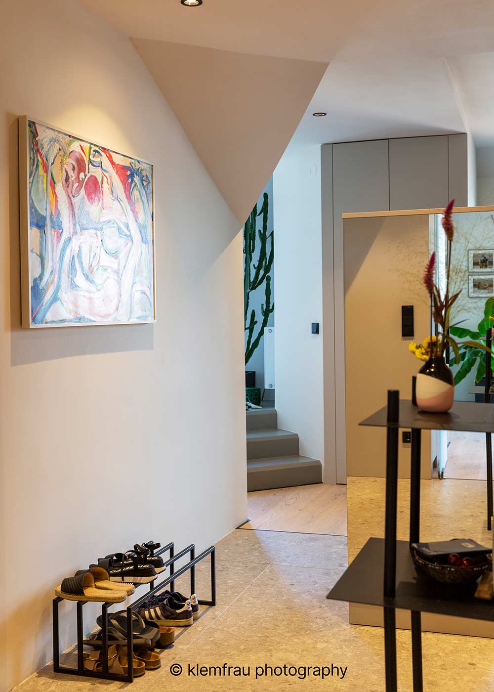 Maisonettewohnung in Wien mit offenem Wohnbereich.