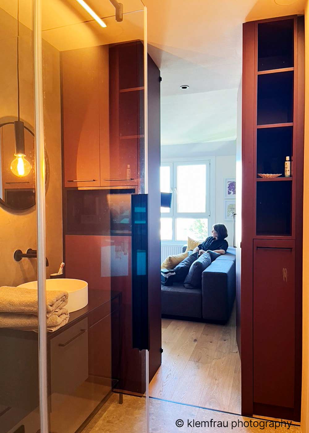 Maisonettewohnung in Wien mit Arbeits- und Wohnbereich.